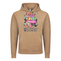 Vintage Coffee Bunny Happy Easter truck Easter Day Vintage Hoodie - Neo Western