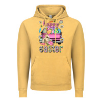 Vintage Mustard Bunny Happy Easter truck Easter Day Vintage Hoodie - Neo Western