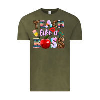 Vintage Olive teach like a boss Vintage Tee - AdoDesignShop
