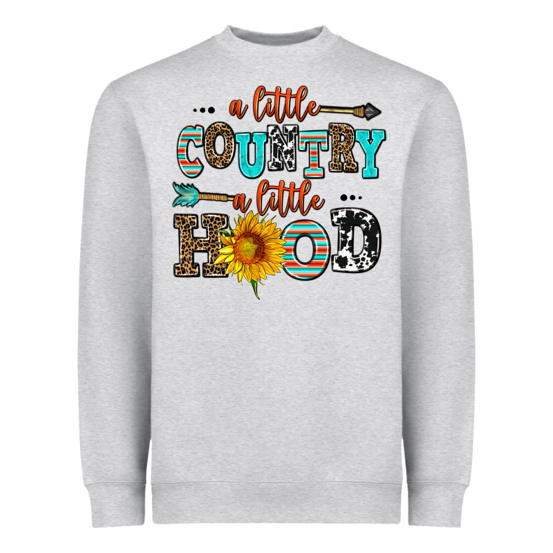 A Little Country A Little Hood Heavyweight Sweatshirt by AdoDesignShop | Teevron