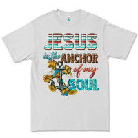 Dove Grey jesus is the anchor of my soul Premium Tee - texasbilliewilder