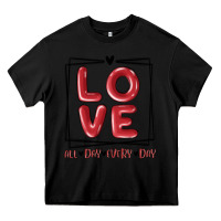 Black love all day every day Heavy Core Tee - MaliasSmallBusiness