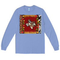 Colony Blue texas christmas tumbler Long Sleeve Tee - AdoDesignShop