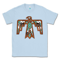 Dusty Blue thunderbird Classic Tee - JahusDesignShop