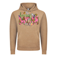 Vintage Coffee Bunny Mom Easter Day Vintage Hoodie - Neo Western