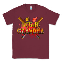 Burgundy softball grandma Classic Tee - AdoDesignShop
