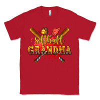 Red softball grandma Classic Tee - AdoDesignShop