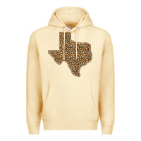 Pina Colada Western Texas Map Leopard Pattern Premium Hoodie - Bettercallsaul