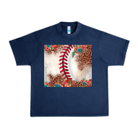 Navy baseball leopard Urban Heavy Tee - JahusDesignShop