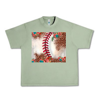 Oil Green baseball leopard Urban Heavy Tee - JahusDesignShop