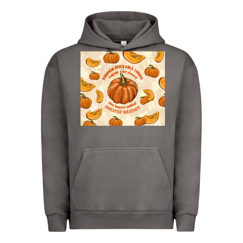 Pumpkin Spice Fall Leaves Urban Hoodie by TumblerDesignByShophia | Teevron