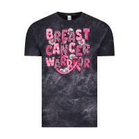 Cloud Black breast cancer warrior Vintage Tee - JahusDesignShop