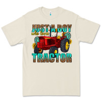 Bone just a boy who loves tractor Premium Tee - texasbilliewilder
