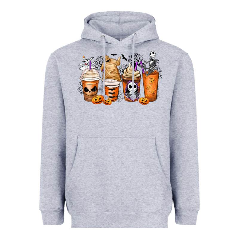 Nightmare Coffee Cups Heavyweight Hoodie by MaliasSmallBusiness | Teevron