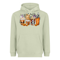 Matcha nightmare coffee cups Heavyweight Hoodie - MaliasSmallBusiness
