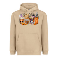 Mushroom nightmare coffee cups Heavyweight Hoodie - MaliasSmallBusiness