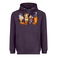 Plum nightmare coffee cups Heavyweight Hoodie - MaliasSmallBusiness