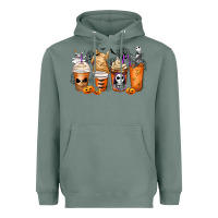 Sage nightmare coffee cups Heavyweight Hoodie - MaliasSmallBusiness