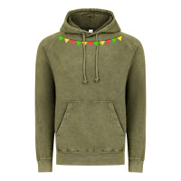 Vintage Olive mexican flags Vintage Hoodie - FaDigitalArtStudio