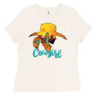 Bone cowgirl western Ladies Tee - AdoDesignShop