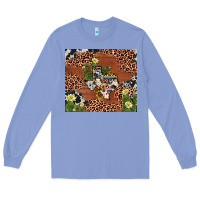 Colony Blue texas cactus Long Sleeve Tee - AdoDesignShop