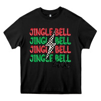 Black jingle bell rock Heavy Core Tee - MaliasSmallBusiness