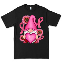 Black Breast Cancer gnomes Premium Tee - RanaPortraitStore