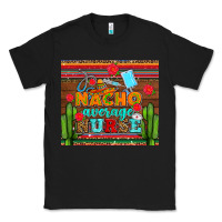 Black nacho average nurse with roses Classic Tee - AdoDesignShop