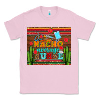 Bubblegum Pink nacho average nurse with roses Classic Tee - AdoDesignShop