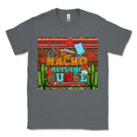Charcoal Heather nacho average nurse with roses Classic Tee - AdoDesignShop