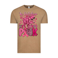Vintage Coffee in october we wear pink dinosaur Vintage Tee - JahusDesignShop