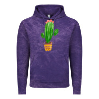 Cloud Purple mexican cactus Vintage Hoodie - FaDigitalArtStudio