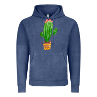 Vintage Denim mexican cactus Vintage Hoodie - FaDigitalArtStudio