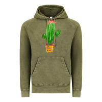 Vintage Olive mexican cactus Vintage Hoodie - FaDigitalArtStudio