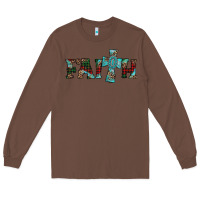 Chestnut faith christmas cross Long Sleeve Tee - AdoDesignShop
