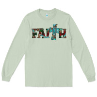 Matcha faith christmas cross Long Sleeve Tee - AdoDesignShop