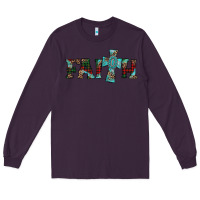 Plum faith christmas cross Long Sleeve Tee - AdoDesignShop