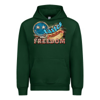 Forest Green Tastes like freedom 4th of july Urban Hoodie - HowdyJamesFarm