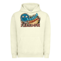 Pigment Pistachio Tastes like freedom 4th of july Urban Hoodie - HowdyJamesFarm
