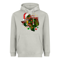 Moon Dust Christmas Texas map Heavyweight Hoodie - NancyCooperArtShop
