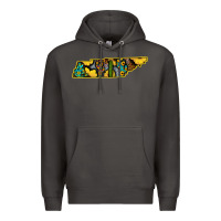 Smoke Western Tenessee Map Sunflower Pattern Premium Hoodie - Bettercallsaul