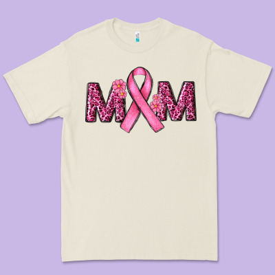 Premium Tee Breast Cancer Awareness Mom