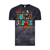 Cloud Black not all super heroes wear capes Vintage Tee - AdoDesignShop