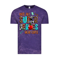 Cloud Purple not all super heroes wear capes Vintage Tee - AdoDesignShop