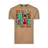Vintage Coffee not all super heroes wear capes Vintage Tee - AdoDesignShop