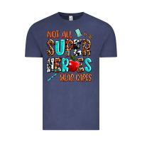Vintage Denim not all super heroes wear capes Vintage Tee - AdoDesignShop