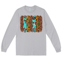 Moon Dust sunflower cactus leopard brushstroke Long Sleeve Tee - AdoDesignShop