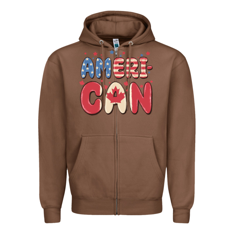 American Zipper Hoodie by MaliasSmallBusiness | Teevron