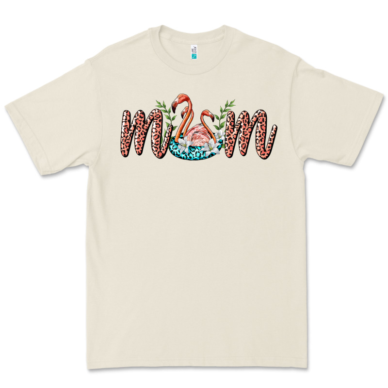 Mom Flamingo Premium Tee by BarkalooDesign | Teevron