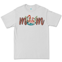 Dove Grey mom flamingo Premium Tee - BarkalooDesign